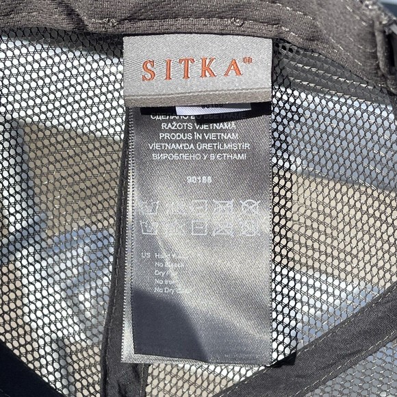 Sitka Digital Camouflage Hat Baseball Cap Adjustable Snapback Camo Mesh Gore - Picture 9 of 10